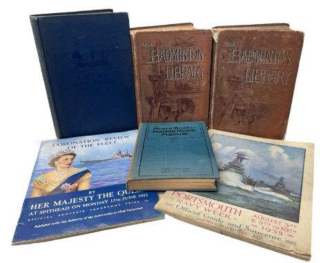 YACHTING INTEREST: 6 titles: VARIOUS AUTHORS: YACHTING I and II, London, Longmans, Green and Co, (The Badminton Library), 189