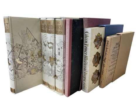 FOLIO SOCIETY: MEDIEVAL HISTORY INTEREST: CHRISTOPHER TYERMAN (Ed): AN EYEWITNESS HISTORY OF THE CRUSADES, 2004. Four volume 