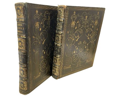 Loudon (Mrs Jane) The Ladies Flower-Garden of Ornamental Perennials, 2 vols., 1843 - 44. 1st Ed Pub William Smith London 1184