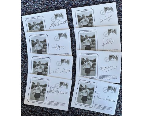 Tottenham Hotspur legends collection 7 fantastic, signed Tribute to Danny Blanchflower covers signed by Maurice Norman, Dave 