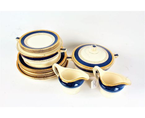 Quantity of Losol Ware dinner ware, comprising two tureens, two sauce boats, three dinner plates and six plates smaller and f