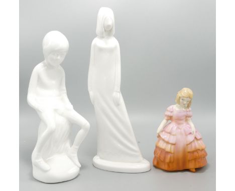 Spode Pauline Shone figures &amp; Royal Doulton HN1368(3) 