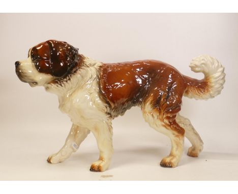 Large Goebel Model of a St Bernard Dog, height 28cm 