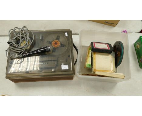 Tandberg Vintage Reel to Reel Cassette Recorder together with matching reels(2_ 