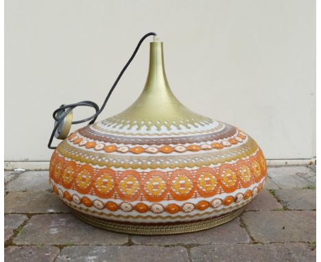 Mid Century Ceiling Lamp Shade, diameter approx 45cm 