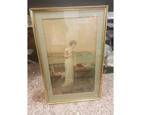 Three framed prints to include signed mallards in flights limted edition by Elizabeth Gray, South bay Scarborough and a lady 