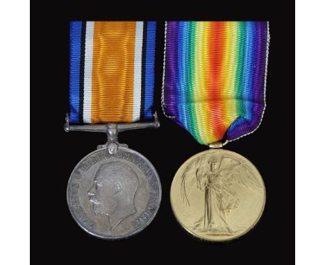WW1 PAIR OF MEDALS TO AN AUSTRALIAN SOLDIER. First World War pair of medals, 1914-1918 British War Medal and Victory Medal (2