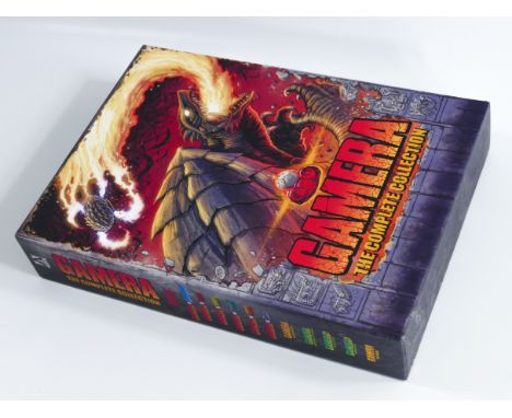This is an impressive GAMERA THE COMPLETE COLLECTION collectors edition blu ray boxset released by ARROW FILMS. Comes complet