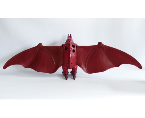 This is a huge RODAN made by MATTEL and released in the U.S.A. in the 1970's. Part of the WORLD'S GREATEST MONSTERS toyline. 