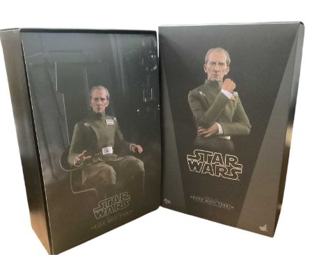 Star Wars Hot Toys 1/6th Scale action figure 'Star Wars' Grand Moff Tarkin (spare hands missing) boxed MMS433.