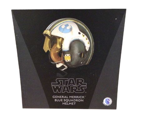 Denuo Novo Star Wars General Merrick Blue Squadron Helmet, boxed