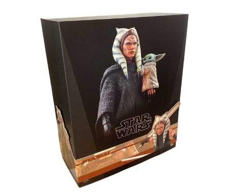 Star Wars Hot Toys 1/6th Scale action figure Deluxe Sets, Ahsoka Tano &amp; Grogu (Deluxe version), DX21.