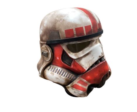 Black Series Star Wars Customised Battlefront Imperial Shock Trooper Weathered Helmet (1)