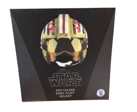Denuo Novo Star Wars Red Leader Rebel Pilot Helmet, boxed