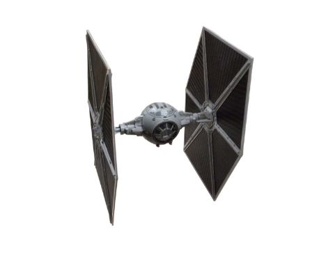 Star Wars TIE Fighters (Wings 390mm high) and TIE Bomber, all constructed (one wing clip loose) (3)