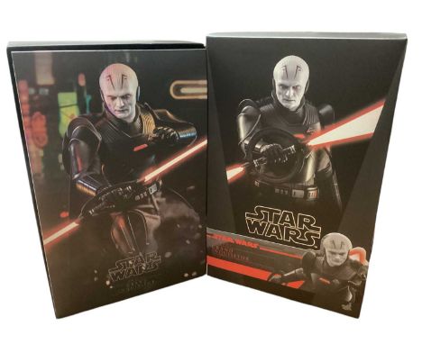 Star Wars Hot Toys 1/6th Scale action figure 'Kenobi' Grand Inquisitor, boxed, TMS082 and Reva (Third Sister) TMS083.