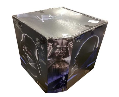 Hasbro Star Wars Black Series Darth Vader Helmet &amp; Mandalorian Death Watch Helmets, both boxed (2)