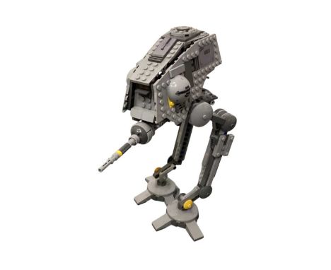 Lego Star Wars At-ST and one other, both constructed, approx 12" high (2)