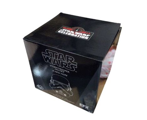 EFX Star Wars Limited Edition 40th Anniversary Convention Exclusive Storm Trooper Helmet, boxed (1)