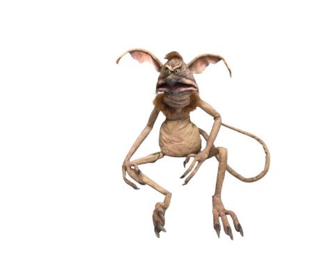 Star Wars Return of the Jedi Salacious B. Crumb Kowakian Monkey-Lizard signed D Brand 2021 &amp; large scale Jabba (2)