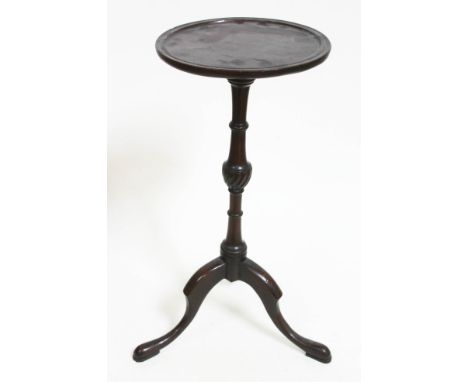 A George III mahogany wine table, height 48cm.  