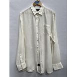 Gieves & Hawks linen long sleeve shirt