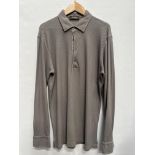 Loro Piana long sleeve polo-shirt
