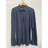 Loro Piana long sleeve polo-shirt