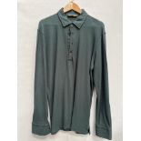 Loro Piana long sleeve polo-shirt