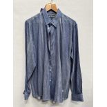 Vilbrequin striped linen sleeve shirt