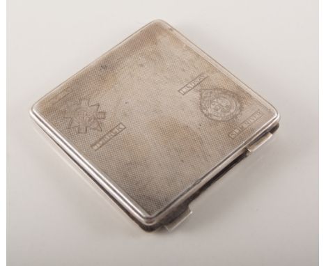 Silver compact.