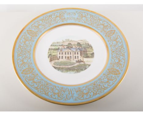 Royal Worcester limited edition plate Sansome Fields, Worcester Conservative Association limited edition 1978; a Millenium pl