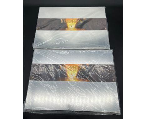 Two Sealed The Lord of the Rings The Return of the King Masterworks Lithographic art print collection. Both within metal casi