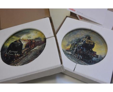 The Royal Mail Collector's Series of Famous Trains including The Flying Scotsman, The Flying Arrow, The Cheltenham Flyer, The