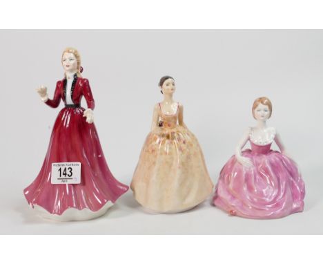 Ceramic lady figures(3): 