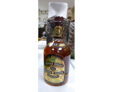 Boxed Chivas Regal Blended Scotch Whisky: 750cl 43%vol 
