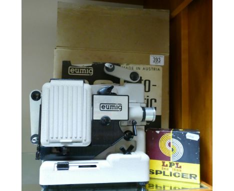 Boxed Eumig P8 Novo Automatic 8mm Film Projector: 