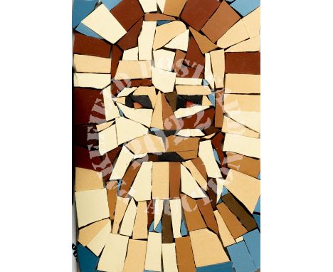 Helios, Sun Deity. Unglazed ceramic mosaics. Helios; unglazed ceramic mosaic. A contemporary study of the Greek sun deity Hel