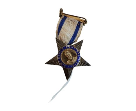 SILVER AND ENAMEL JEWEL R.M.I. GIRLS FESTIVAL 1917