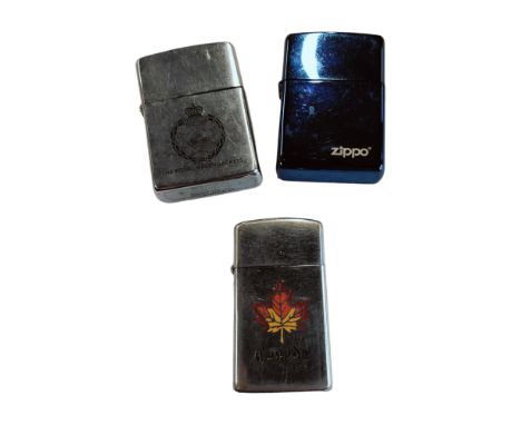 3 ZIPPO STYLE LIGHTERS 