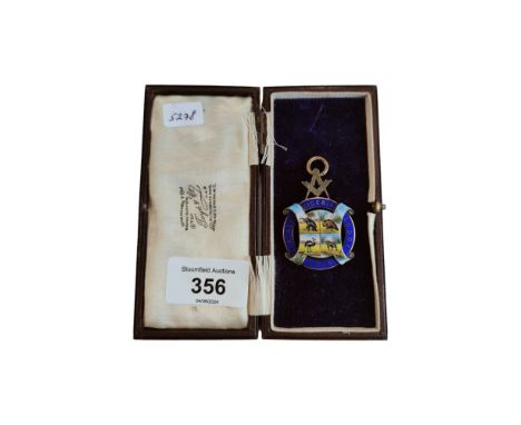 SILVER &amp; ENAMEL MASONIC JEWEL NORTHERN NIGERIA LODGE 3325