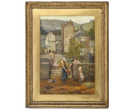 EDWARD GURDEN DALZIEL (1849-1888) AT COOMBE SYDENHAM, WEST SOMERSET [sic] Signed with initials and dated 70, inscribed on lab