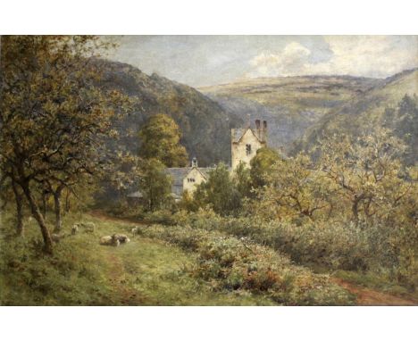 JOHN ADAMS WHIPPLE (1823-1896) COMBE SYDENHAM Signed, also signed and inscribed with a title (`An old manor House in ..`) on 