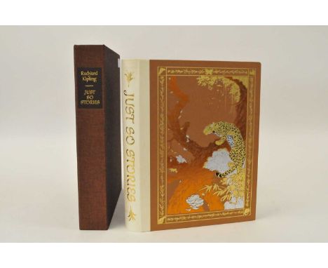 KIPLING, Rudyard, Just So Stories. Folio, The Folio Society 2012. With 14 tipped-in illustrations by Niroot Puttapipat. Quart