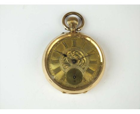 Manufacturer: N/A Model Name: N/A Year: Circa 1920'S Case No: 24133 Case Material: Yellow Metal Stamped 14K Movement: Stem-Se