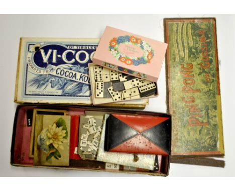 A quantity of vintage games.