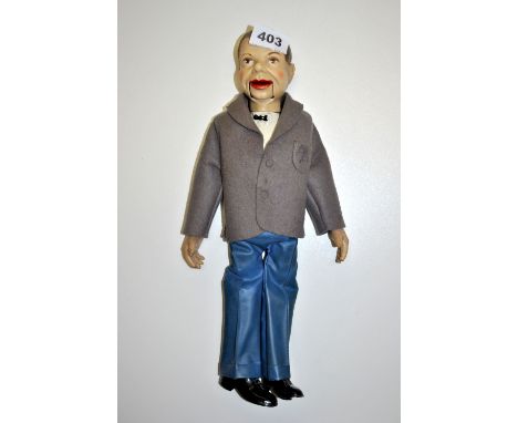 A vintage celluloid puppet toy of Archie Andrews, H. 36cm.
