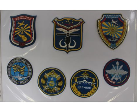 A large collection of 1990's to current issue Russian Federation Army, Navy and Air Force shoulder patches. Over 130 patches 