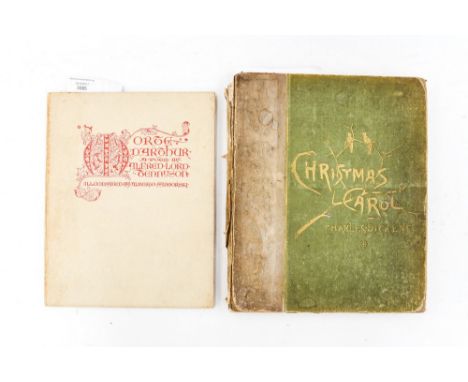 'A Christmas Carol', Charles Dickens, illustrated by I. M Gaugengigl and T. V. Chominski, Boston: 1887. Limited edition numbe