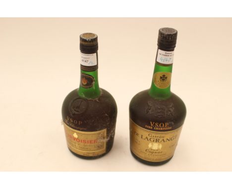 Courvoisier VSOP Cognac and Gastonde la Grange VSOP (2) 